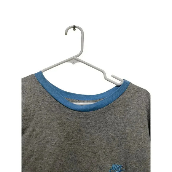 Nike Gray Long Sleeve Crew Neck Pullover Activewear Shirt Size XL - Picture 3 of 6